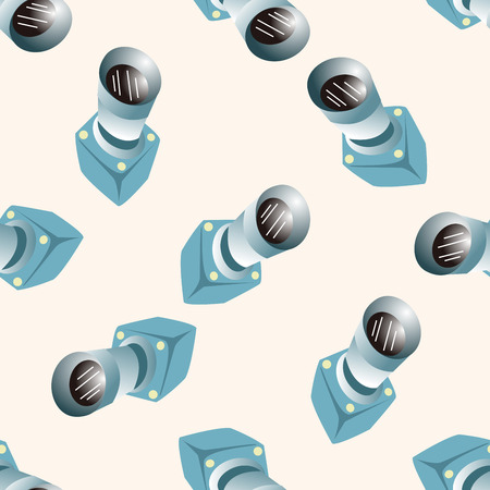 camera , cartoon seamless pattern backgroundの写真素材