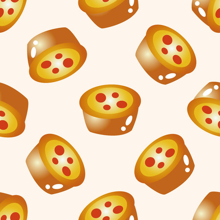 fast foods cake , cartoon seamless pattern backgroundの写真素材