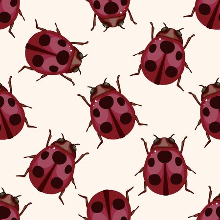 bug cartoon , cartoon seamless pattern backgroundの写真素材