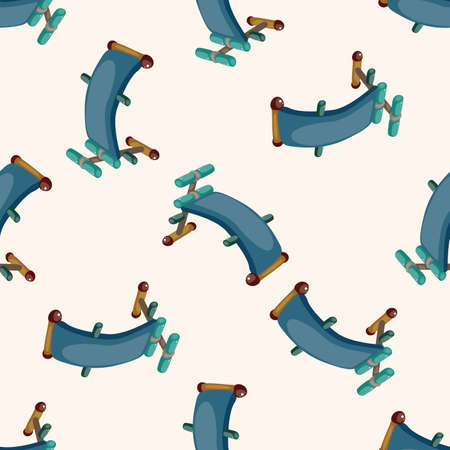 Sports Equipment , cartoon seamless pattern backgroundの写真素材