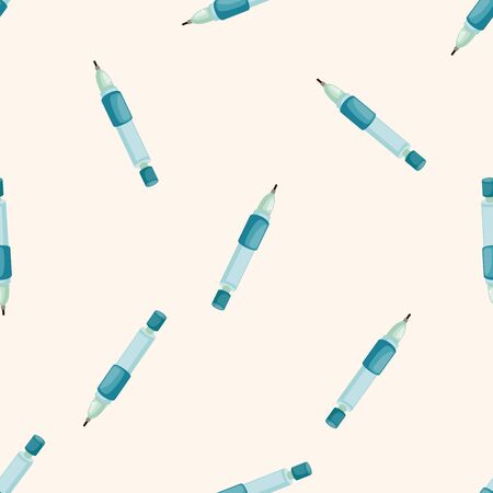 automatic pencil , cartoon seamless pattern backgroundの写真素材