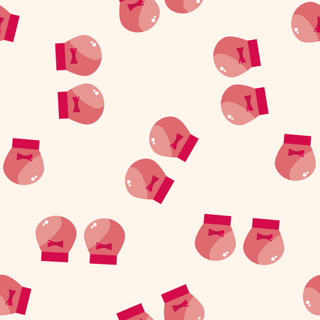 Baby gloves , cartoon seamless pattern backgroundの写真素材