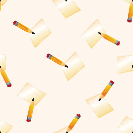 Memo , cartoon seamless pattern backgroundの写真素材