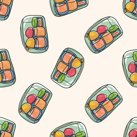 wash bottle for traveling , cartoon seamless pattern backgroundのイラスト素材