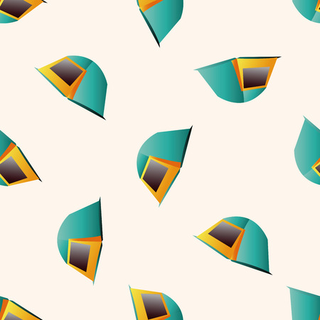 camping tent , cartoon seamless pattern backgroundのイラスト素材