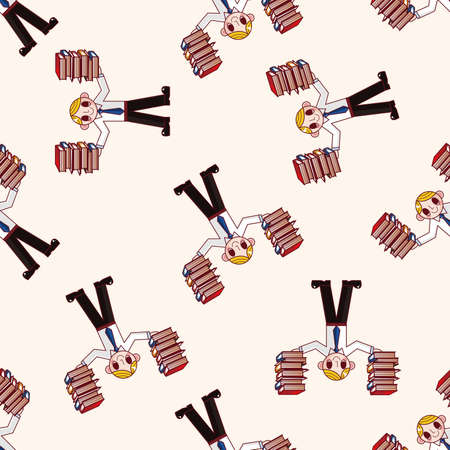 Office worker , cartoon sticker iconのイラスト素材