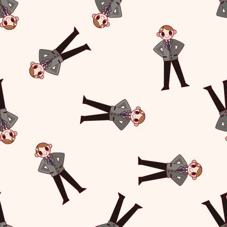 Office workers , cartoon sticker iconのイラスト素材