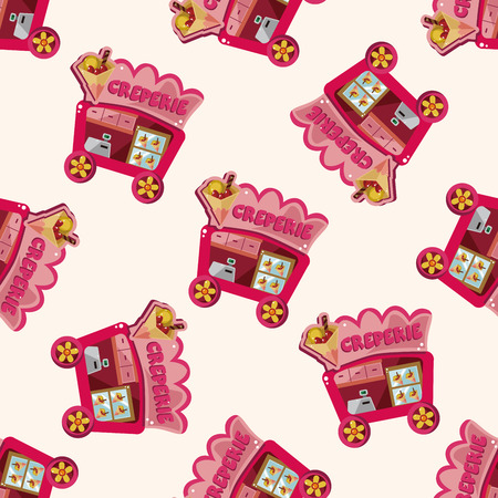 style dining car , cartoon sticker iconのイラスト素材