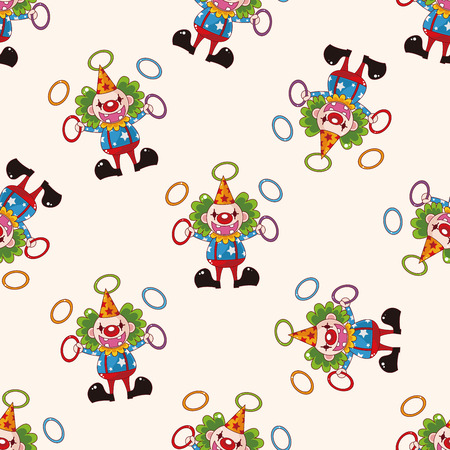 circus clown , cartoon sticker iconのイラスト素材