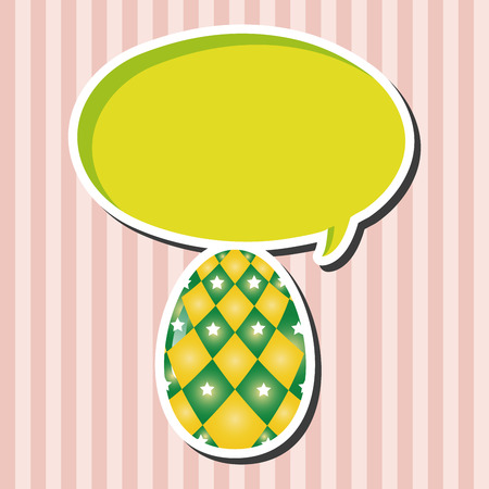 easter painting egg theme elements vectorのイラスト素材