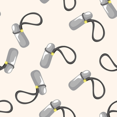 Travel equipment water bottle ,seamless patternのイラスト素材