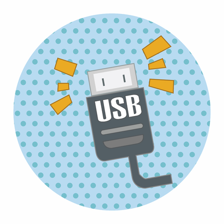 Computer-related desktop icon theme elementsのイラスト素材