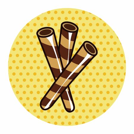 cookie theme elementsのイラスト素材