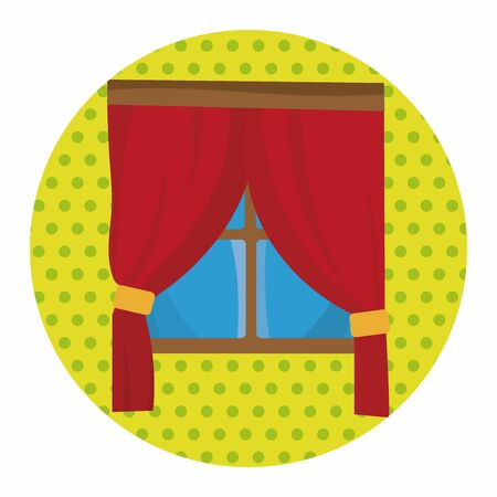 furniture theme window elementsのイラスト素材