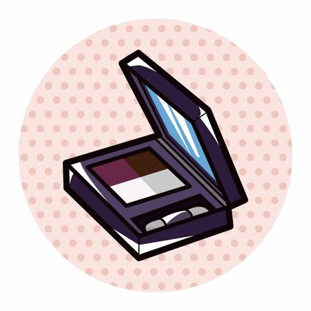 cosmetics theme elements のイラスト素材