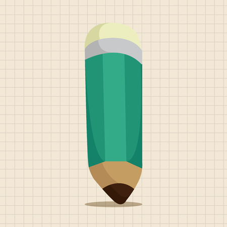 pencil theme elementsのイラスト素材