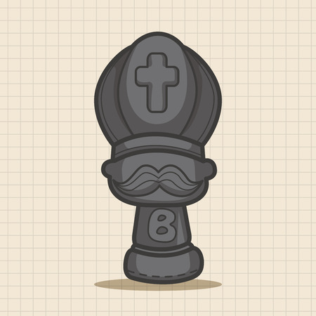 chess theme elementsのイラスト素材