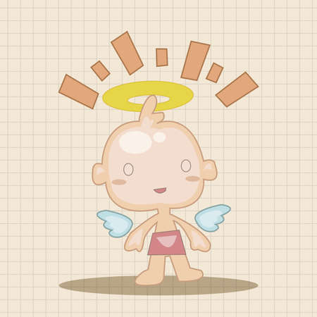 angel theme elements vector,epsのイラスト素材