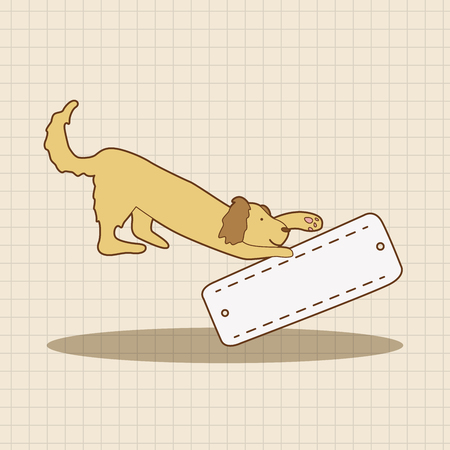 pet dog theme elements vector,epsのイラスト素材