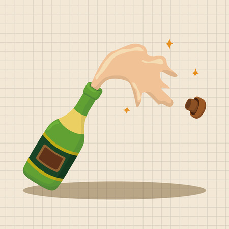 f1 racing theme elementsのイラスト素材