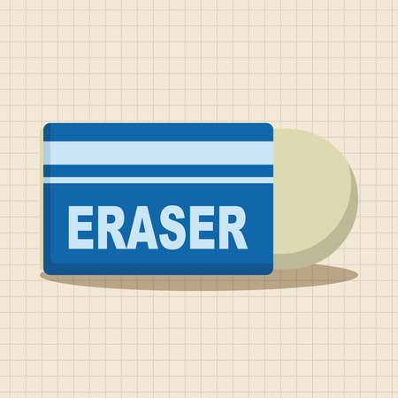 eraser theme elementsのイラスト素材