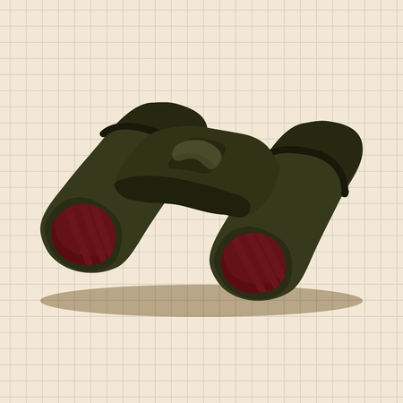 climbing equipment theme elementsのイラスト素材