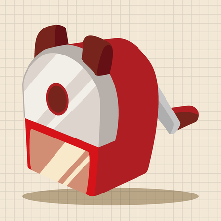 Pencil sharpeners theme elementsのイラスト素材