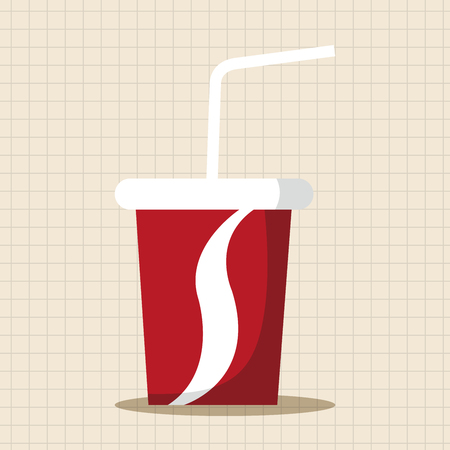 soda drinks theme elementsのイラスト素材