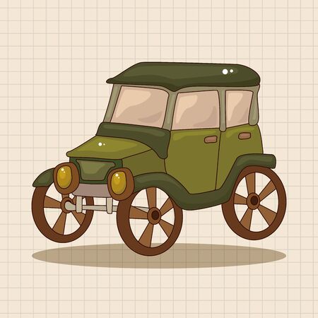 transportation car theme elements vector,epsのイラスト素材