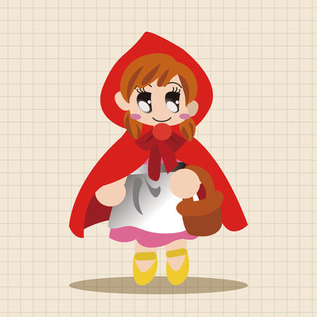 fairytale princess theme elementsのイラスト素材