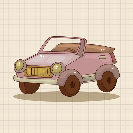 transportation car theme elements vector,epsのイラスト素材