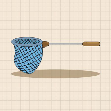 Fishing nets theme elementsのイラスト素材