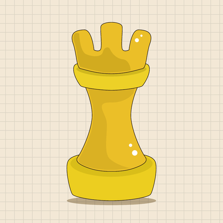 chess theme elementsのイラスト素材