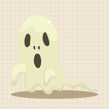 ghost theme elementsのイラスト素材