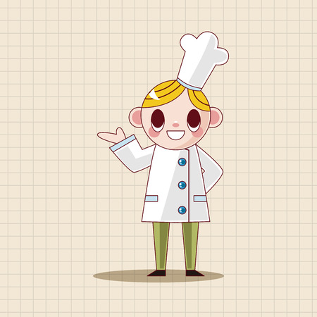 chef theme elementsのイラスト素材