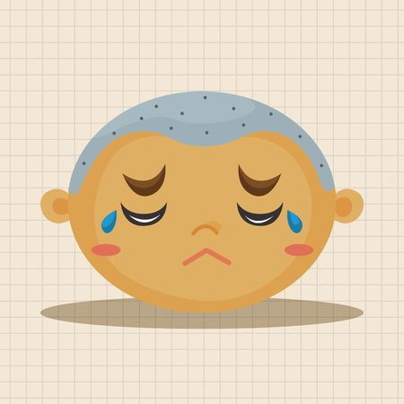 person character theme elementsのイラスト素材