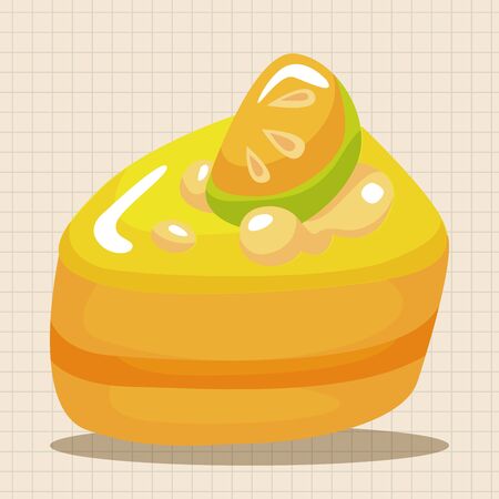 decorating cake theme elementsのイラスト素材