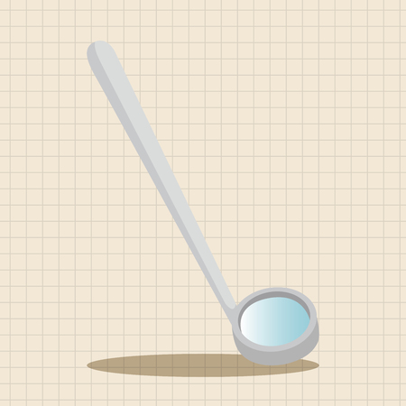 dentist tools theme elementsのイラスト素材