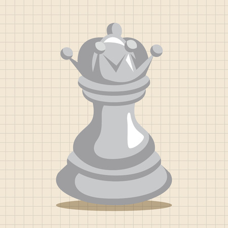 chess theme elementsのイラスト素材