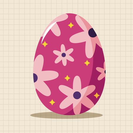 easter egg theme elements background,eps10のイラスト素材