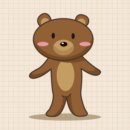 Amusement park doll performer theme elementsのイラスト素材