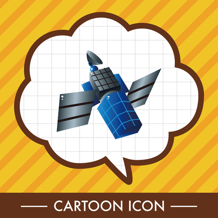 Space Satellite theme elements vector,epsのイラスト素材