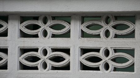Asia Art Fence Brick Blockの写真素材