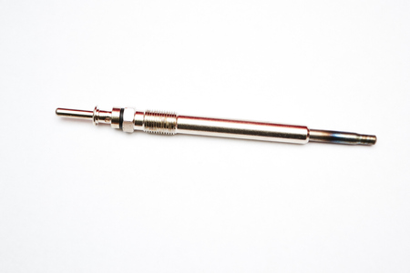spark plug, glow plug on white background