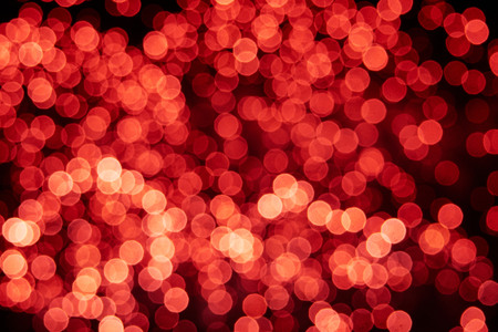 bokeh red