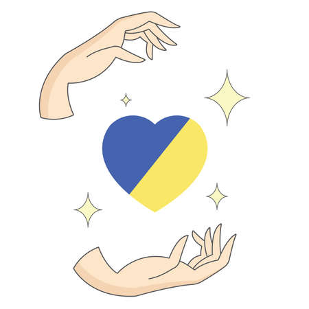 stop war in ukrainian icon illustrationのイラスト素材