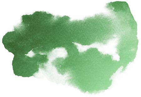 Abstract watercolor on white background and this is watercolor stains.の写真素材