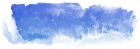 Abstract watercolor on white background and this is watercolor stains.の写真素材
