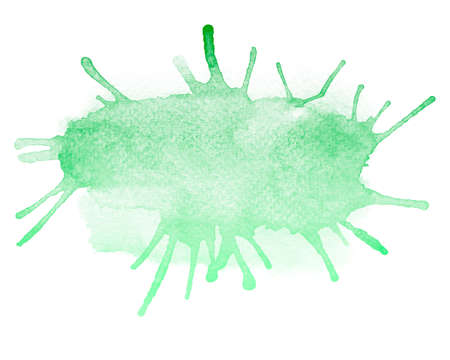 Abstract watercolor on white background and this is watercolor stains.の写真素材