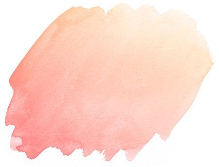 Abstract red watercolor on white background.This is watercolor splash.It is drawn by hand.の写真素材